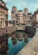 27 - Evreux - La Cathédrale De La Promenade De L'Iton - Etat Léger Pli Visible - CPM - Voir Scans Recto-Verso - Evreux