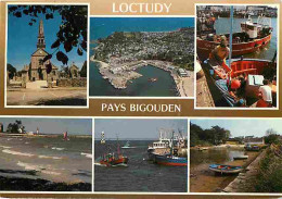 29 - Loctudy - Multivues - Bateaux - Flamme Postale - Voir Scans Recto Verso  - Loctudy