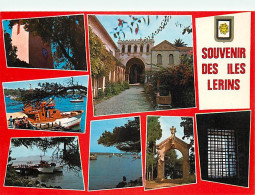 06 - Alpes Maritimes - Les Iles De Lerins - Multivues - Blasons - Bateaux - CPM - Carte Neuve - Voir Scans Recto-Verso - Sonstige & Ohne Zuordnung