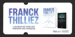 Marque Page Découpé  Fleuve Noir & Pocket.   Franck Thilliez..   Bookmark. - Marque-Pages