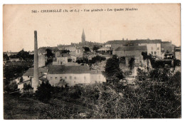 CPA 49 - CHEMILLE (Maine Et Loire) - 341. Vue Générale. Les Quatre Moulins - Chemille