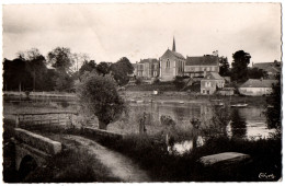 CPSM PF 49 - SEICHES (Maine Et Loire) - Les Bords Du Loir (petit Pont) - Seiches Sur Le Loir