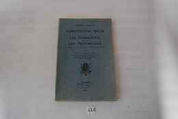 EL1 Ouvrage - Textes Exatcs De La Constitution Belge - Loi Communale 1941 - Documentos Históricos