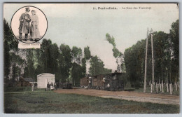 2064, Sarthe, Pontvallain, Bouveret Colorisée, Gare Des Tramways - Other & Unclassified