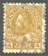 970 Canada 1911 5c Roi King George V Admiral Issue (334) - Used Stamps