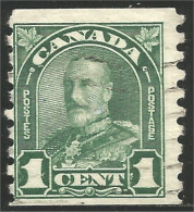 970 Canada King George V 1c Green Coil Roulette (235) - Other & Unclassified