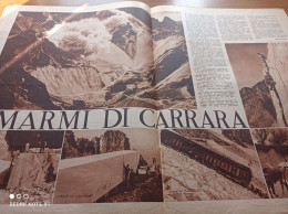 IL GAZZETTINO ILLUSTRATO 1936 I MARMI DI CARRARA - Sonstige & Ohne Zuordnung