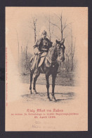 Ansichtskarte König Albert Von Sachsen Geburtstag Regierungsjubiläum 1898 - Politische Und Militärische Männer