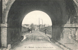 78 Breval Le Pont Et Entrée De Breval CPA Cachet 1909 - Autres & Non Classés