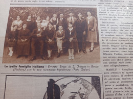 IL GAZZETTINO ILLUSTRATO 1936 SAN GIORGIO IN BOSCO MARGHERITA CAROSIO - Autres & Non Classés