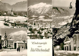 72987418 Bad Reichenhall Nonner Kircherl Marktplatz Panorama Predigtstuhl Bahn K - Bad Reichenhall