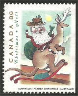 Canada Santa Claus Père Noel Father Christmas Kangourou Kangaroo Mint No Gum (6-003) - Weihnachten