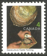 Canada Huitre Oyster Ostra Ostrica Auster Oester Mint No Gum (4-018) - Coquillages