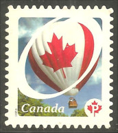 Canada Ballon Balloon Montgolfiere Drapeau Flag Mint No Gum (324) - Usados