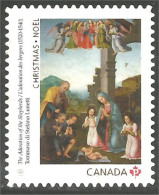 Canada Christmas Noel Weihnachten Natale Adoration Mint No Gum (138) - Religious