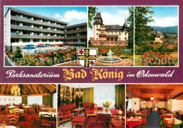 72985836 Bad Koenig Odenwald Parksanatorium Brunnen Park Speisesaal Aufenthaltsr - Bad König