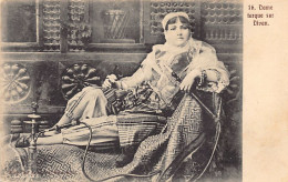 Turkey - Turkish Woman On Her Couch Smoking The Hookah - Publ. Arougheti Bros 16 - Turkey