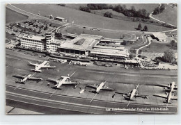 ZÜRICH - Luftansicht - Internationaler Flughafen Zürich-Kloten - Verlag E. Furter 735 - Zürich