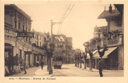 MONTREUX (VD) Avenue Du Kursaal - Tram Avec Pub Suchard - Magasin C. Leo Du Tyrol - Ed. B &Co 6042 - Montreux