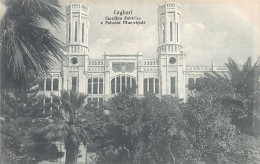 CAGLIARI - Giardino Pubblico E Palazzo Municipale - Cagliari