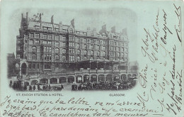 Scotland - GLASGOW - St. Enoch Station & Hotel - Lanarkshire / Glasgow