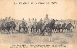 La France Au Maroc Oriental - TAOURIRT - Chefs Indigènes Du Cercle De La Moulouya Présentés à La Revue Du 14 Juillet 191 - Autres & Non Classés