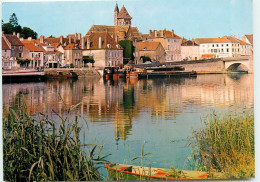 SAINT JEAN DE LOSNE La Saone Vers L'église CR91446 - Sonstige & Ohne Zuordnung