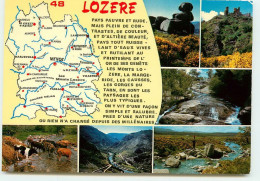 Carte Du Département De La Lozere  TT 1427 - Sonstige & Ohne Zuordnung