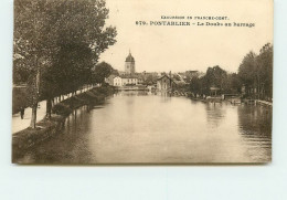 PONTARLIER  Le Doubs Au Barrage   TT 1489 - Pontarlier