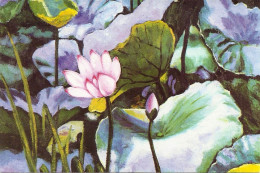 *CPM Double - Nénuphars - Peinture De CHOI SEL HO (Coréen) - Carte De Vœux - Flowers