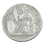 10 Cent. - Indo-Chine - Française - 1937 - Argent - TTB - - Andere & Zonder Classificatie
