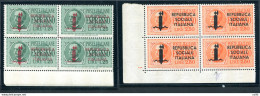 Espressi Lire 1,25 E 2,50 Serie Varietà Pos. 47 - Mint/hinged