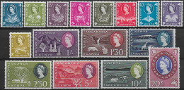 1960-62 Kenya Uganda E Tanganyika 16v. MNH SG N. 183/98 - Autres & Non Classés