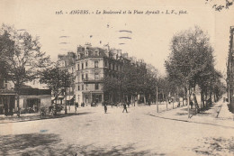 Angers 49 (10478) Le Boulevard Et La Place Ayrault, Rare - Angers