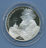 Korea Nord 250 Won 1999 Ludwig Van Beethoven, Silber, KM 225 PP In Kapsel (m616) - Korea, North