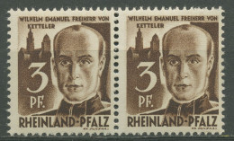 Französische Zone: Rheinland-Pfalz 1947 Typenpaar 2 Yv II+I Postfrisch - Renania-Palatinado