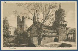 Prenzlau Marienkirche U. Mitteltorturm, Gelaufen 1933 (AK2923) - Prenzlau