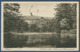 Kassel Wilhelmshöhe Schloß Und Schwanenteich, Gelaufen 1931 (AK3919) - Kassel