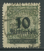 Dt. Reich 1923 Aufdruck OPD HAMBURG 336 BP OPD D Durchstochen Gestempelt Geprüft - Used Stamps