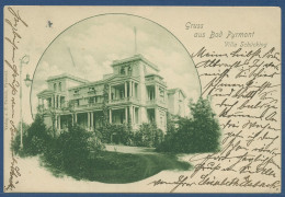 Gruß Aus Bad Pyrmont Villa Schücking, Gelaufen 1902 (AK3894) - Bad Pyrmont