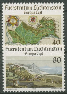 Liechtenstein 1977 Europa CEPT Landschaften 667/68 Postfrisch - Neufs