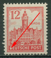 SBZ West-Sachsen 1946 Abschiedsserie Plattenfehler 155 Y II Postfrisch Geprüft - Otros & Sin Clasificación