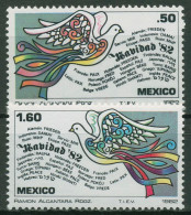 Mexiko 1982 Weihnachten: Friedenstaube 1846/47 Postfrisch - Mexique