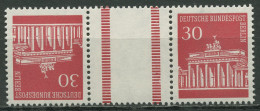 Berlin Zusammendrucke 1966 Brandenb. Tor KZ 3a.1 (Strl. Durchgehend) Postfrisch - Se-Tenant
