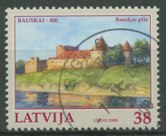 Lettland 2009 Stadt Bauska Burg 764 Gestempelt - Lettland