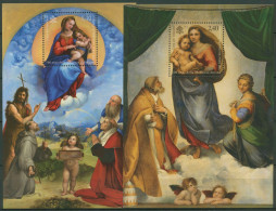 Vatikan 2012 Madonnengemälde Von Raffael Block 36/37 Postfrisch (C63095) - Blocs & Hojas