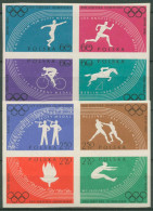 Polen 1960 Olympia Sommerspiele Rom 1166/73 B ZD Postfrisch - Nuevos