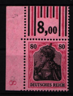 Deutsches Reich 93 II B W OR Postfrisch W OR 1`4`1/2`3`2, Typenprüfung #NJ856 - Otros & Sin Clasificación