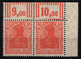 Deutsches Reich 141 W OR Postfrisch W OR 3`7`3 Und 2`9`2 #NL066 - Altri & Non Classificati