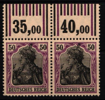 Deutsches Reich 91 II X W OR Postfrisch Paar 1`4`1/1`5`1 #NJ846 - Autres & Non Classés